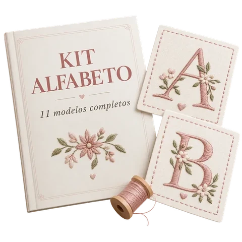 Kit Alfabeto com 11 modelos completos
