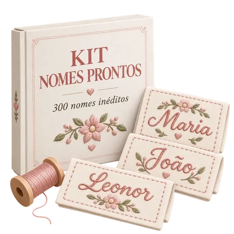 Kit Nomes Prontos com 300 nomes inéditos