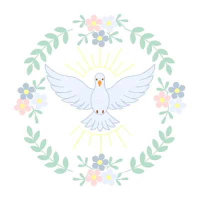 Batizado, matriz de bordado