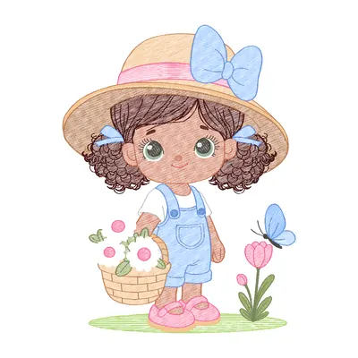 Infantil, matriz de bordado